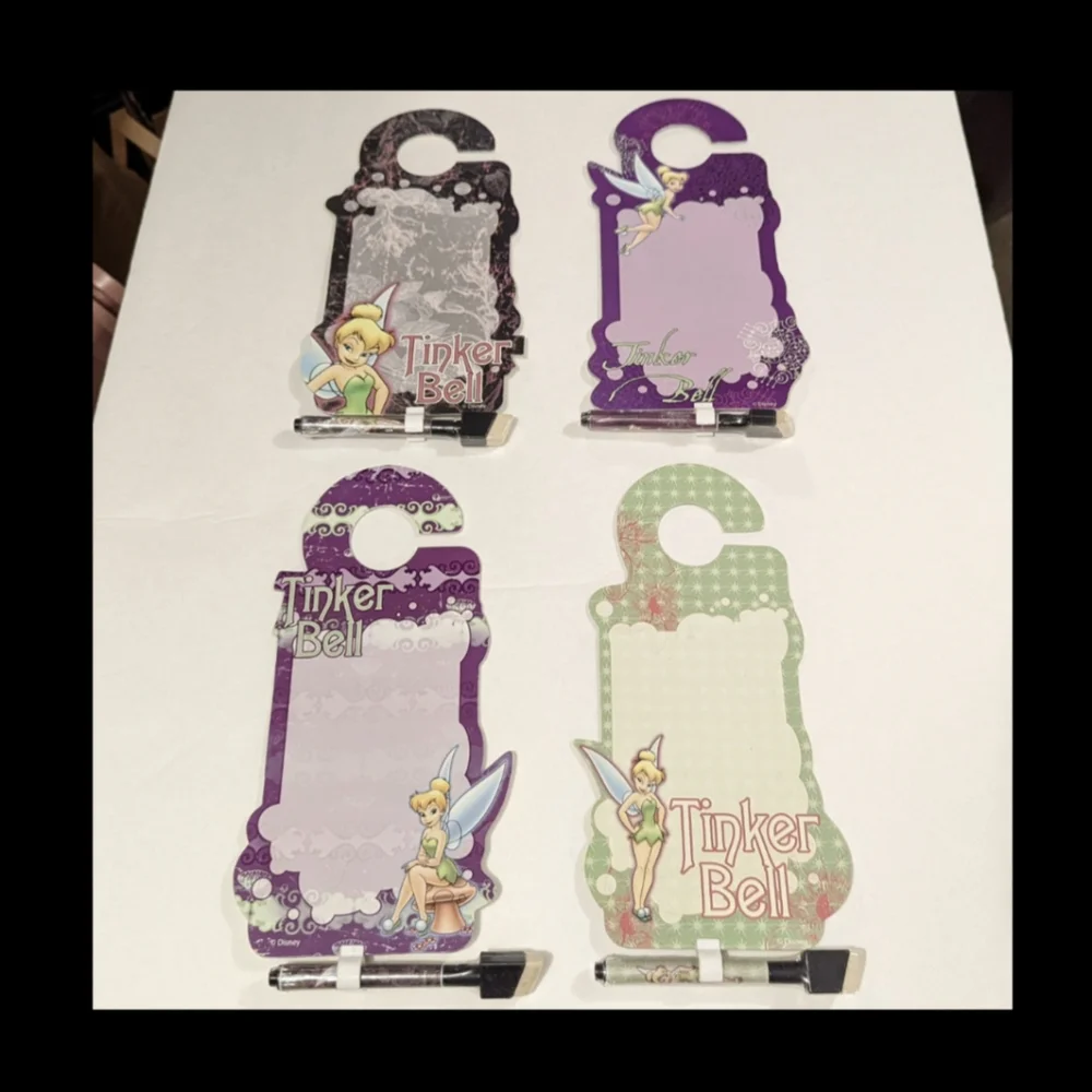 WHOLESALE LOT 49 pcs Tinkerbell Dry Erase Board Door Hang NewMeasures 5